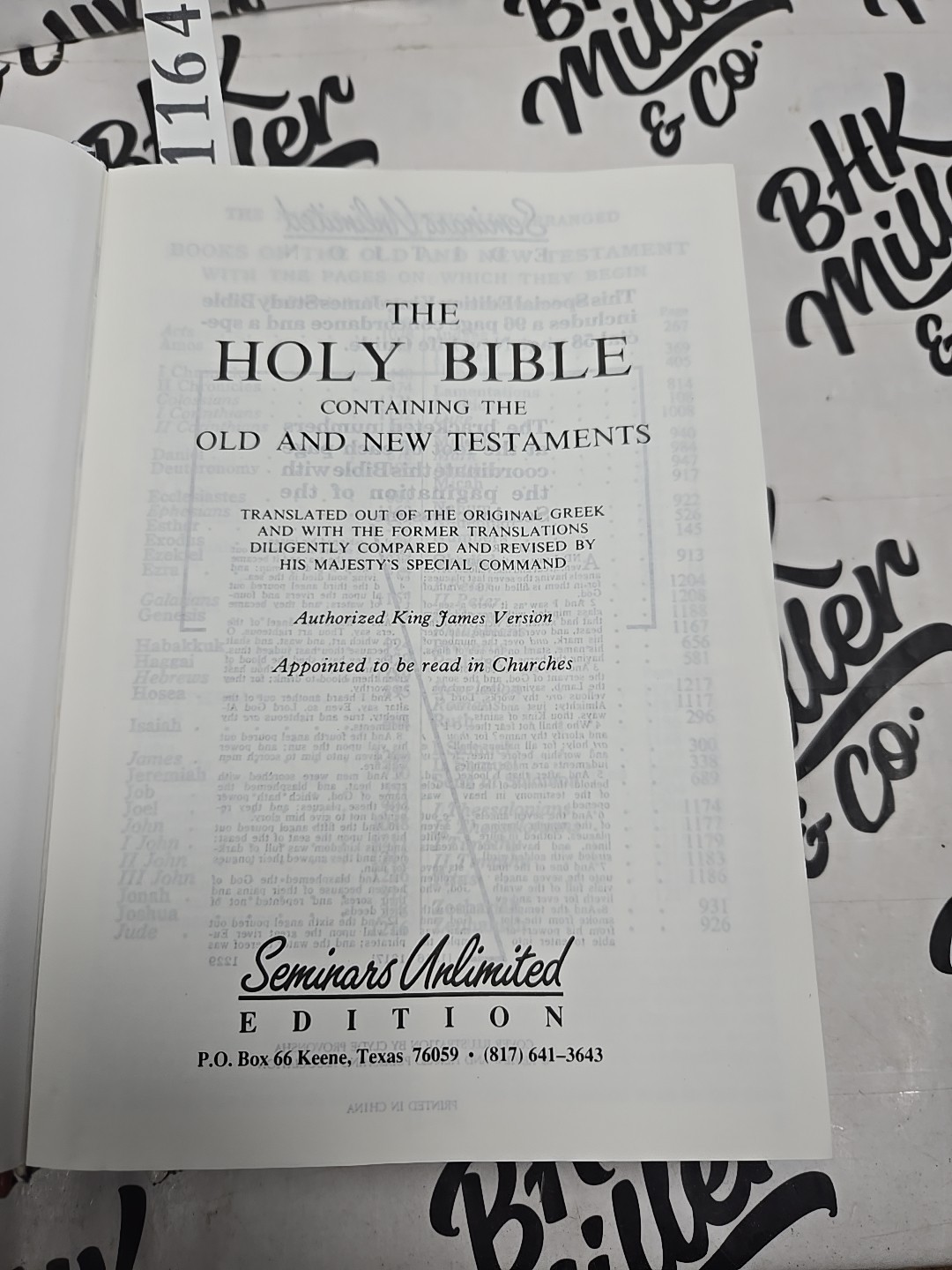 Limited Edition Holy Bible King James Study Companion Hardcover