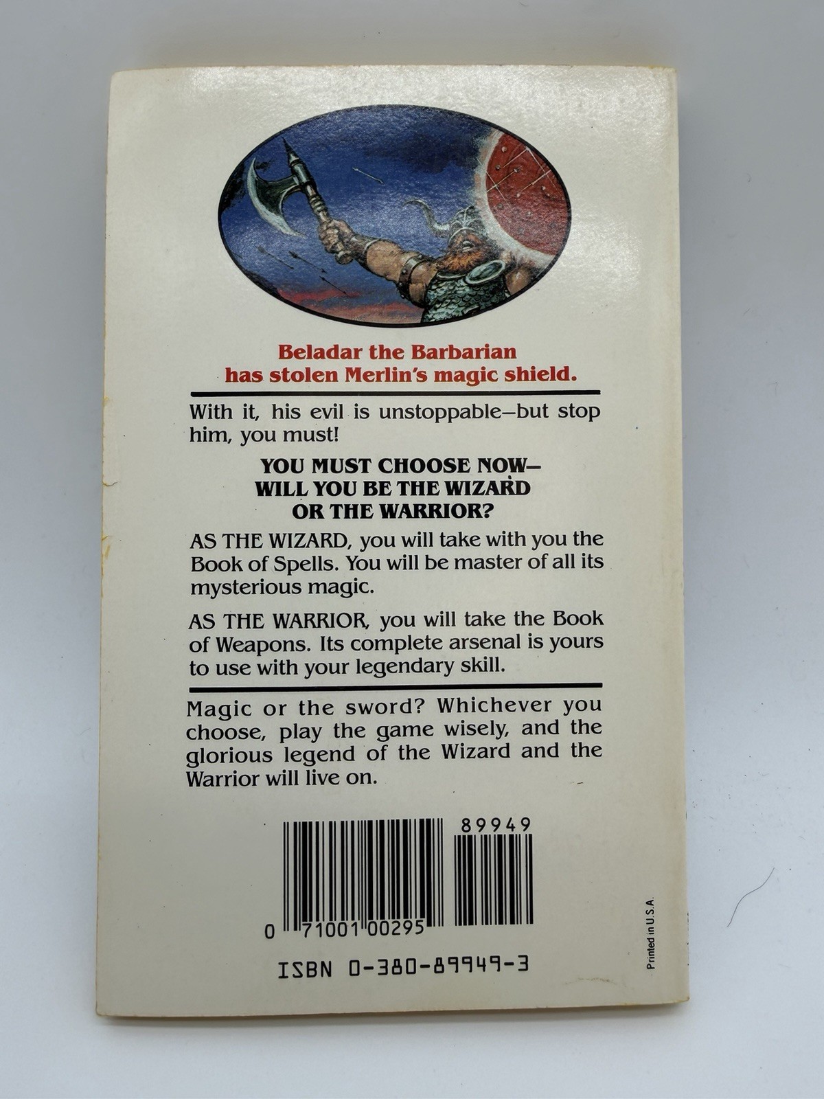 Wizards Warriors & You Book 12 Scarlet Shield of Shalimar CYOA 1986 Paperback
