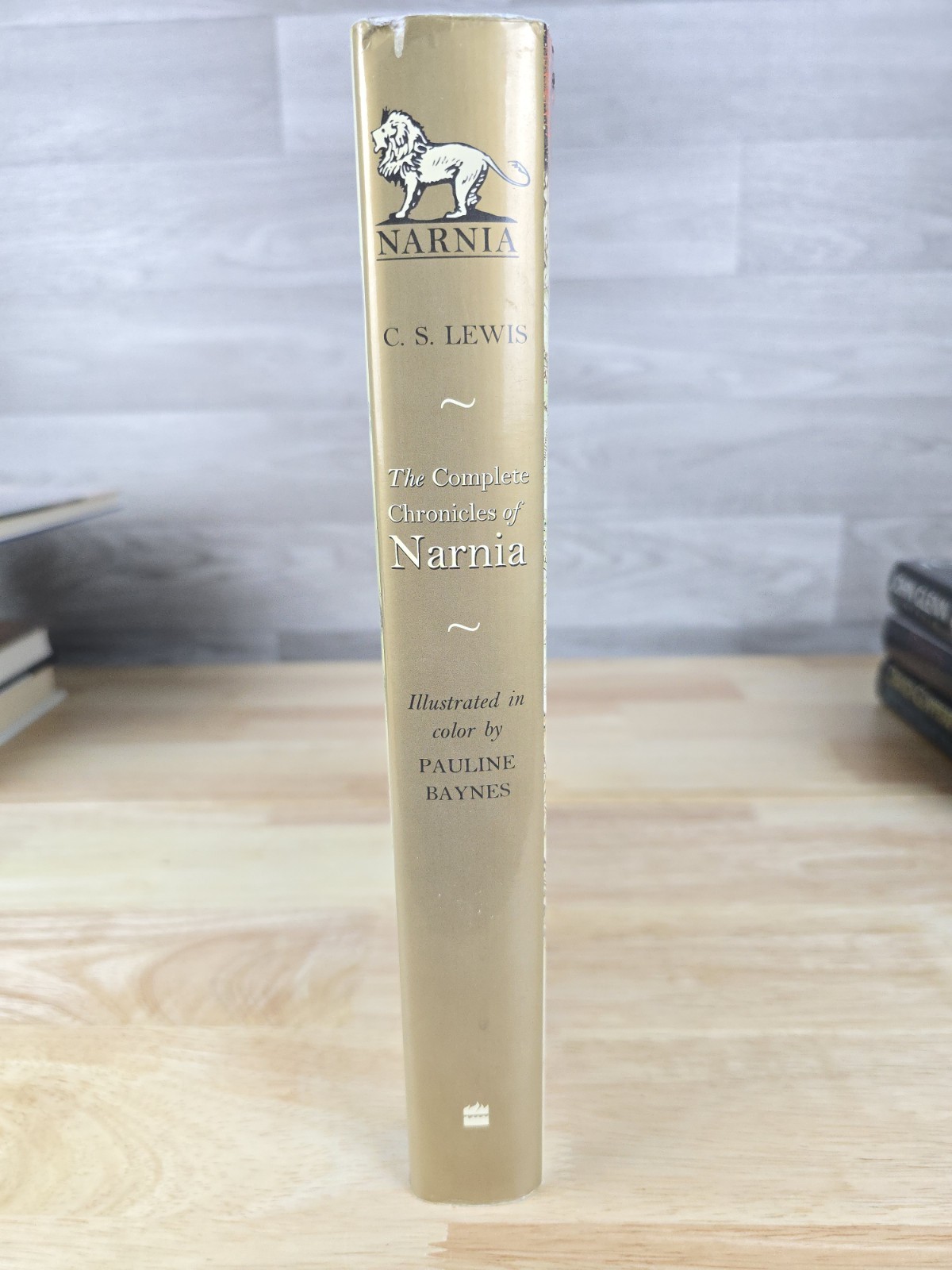 The Complete Chronicles of Narnia Hardcover Illustrated C.S. Lewis Pauline Bayne