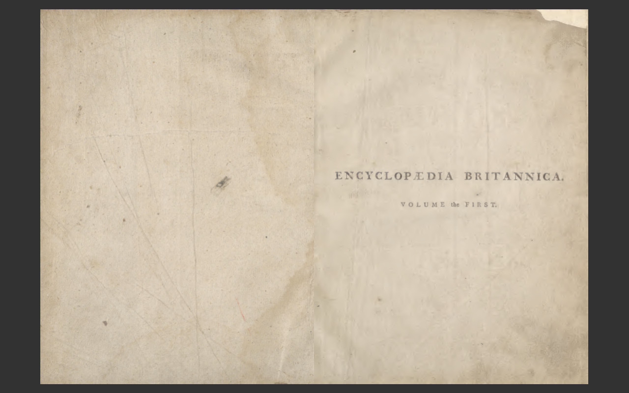 ENCYCLOPEDIA BRITANNICA 1771 FIRST 1ST EDITION (ALL 3 Volumes) E-Book Set on CD