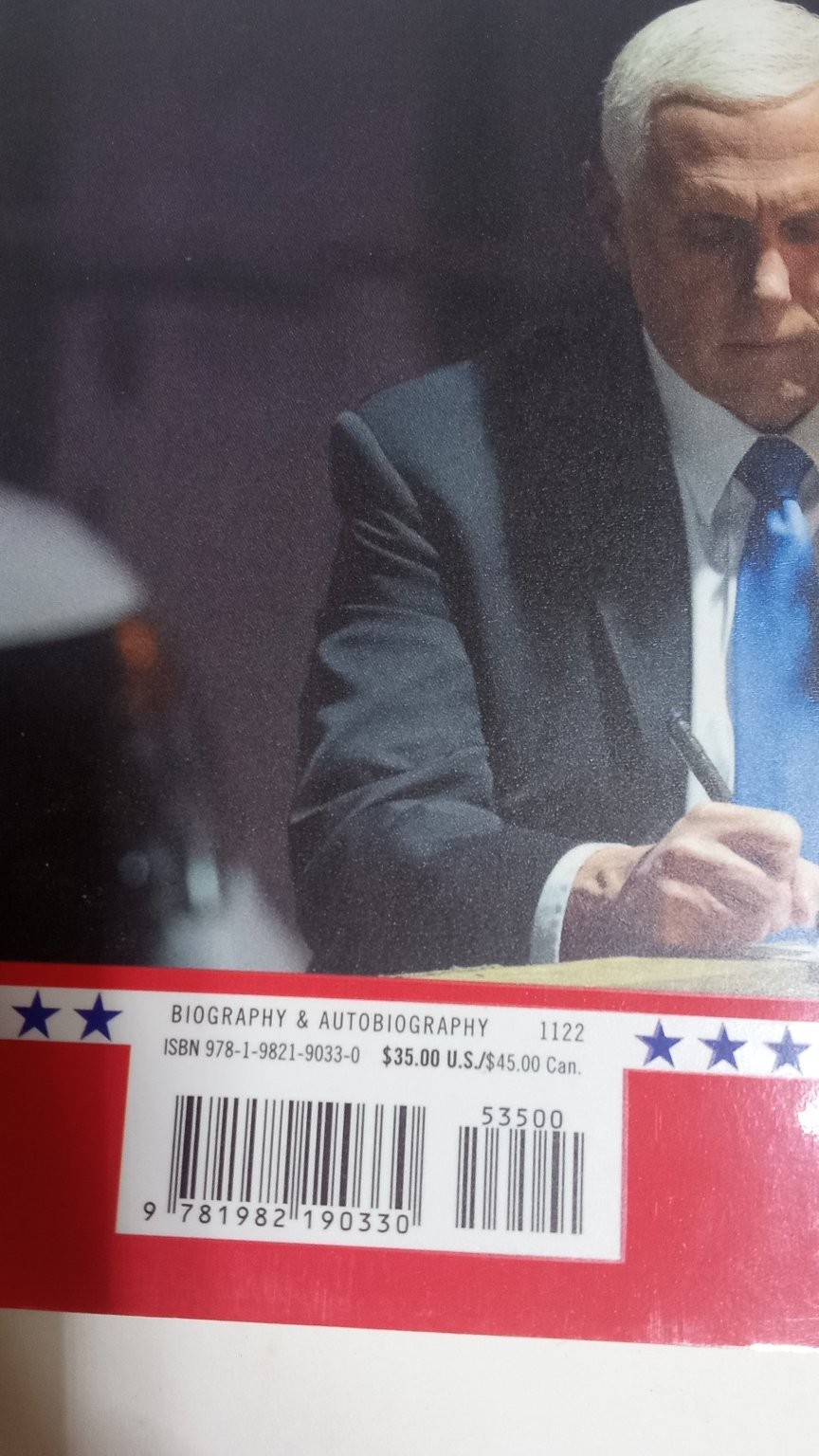 So Help Me God Mike Pence Autobiography 2022 First Edition Hardcover