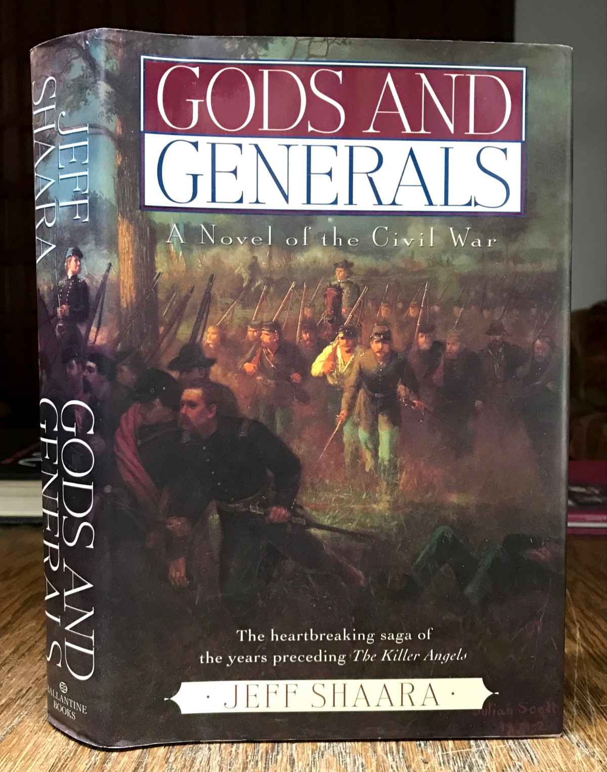 Gods And Generals By Jeff Shaara Civil War Jackson Lee First Edition HC-DJ Fine