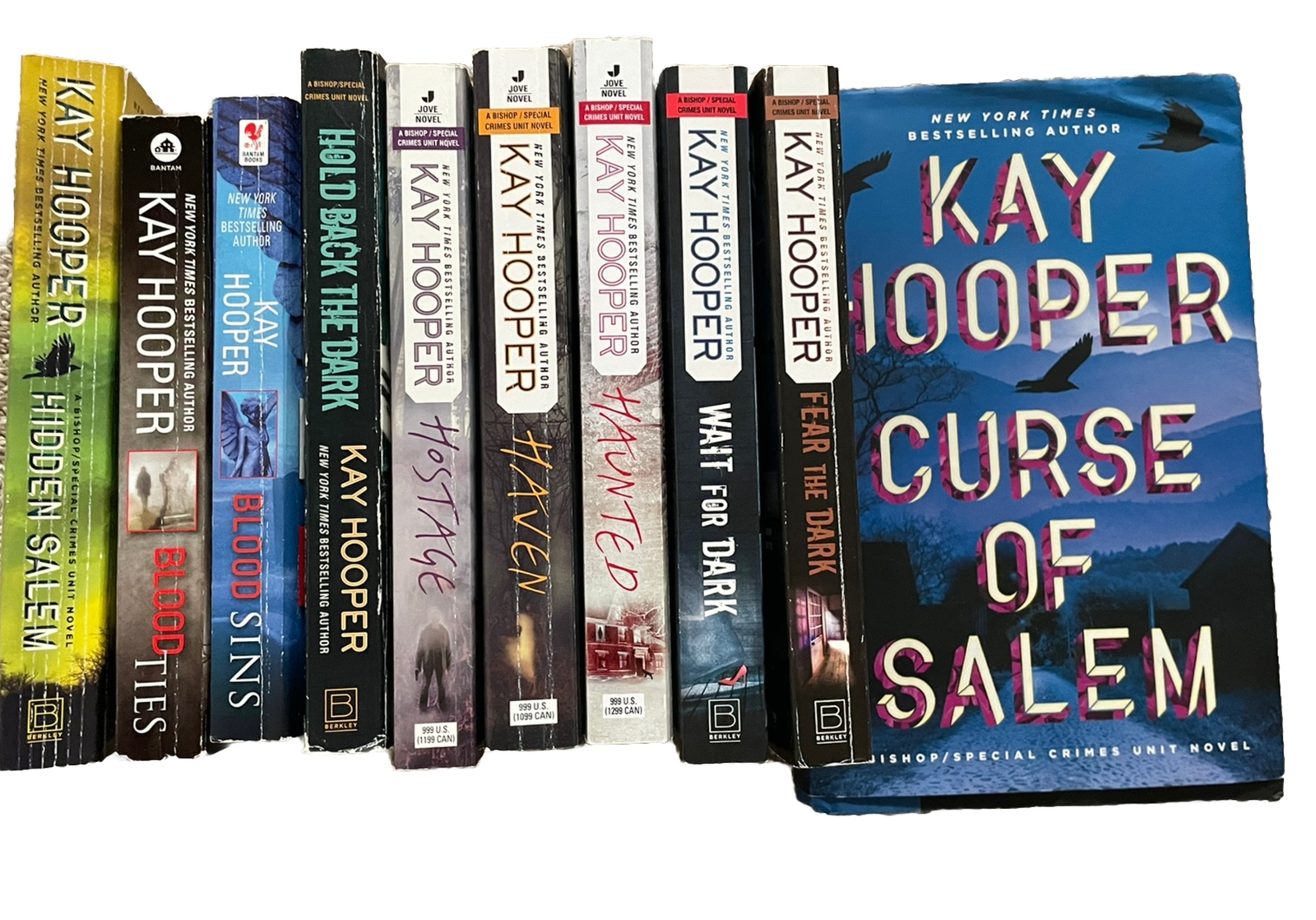 Kay Hooper Lot 10 PB Bishop /Special Crimes Unit Series Quinn Thief Files