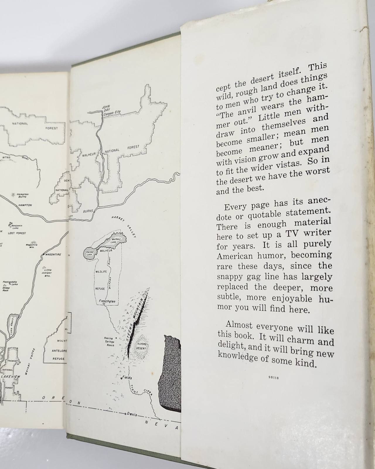 The Oregon Desert by E.R. Jackman/R Lang (1st Ed 1964) SIGNED