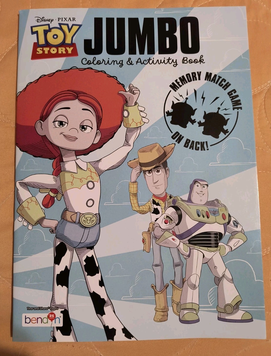DISNEY TOY STORY Jumbo Coloring & Activity Book with Tear & Share Pages NEW!