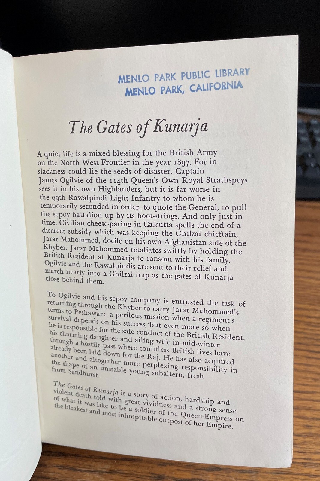 THE GATES OF KUNARJA Duncan MacNeil 1st Ed Hardcover An Ian Ogilvie Adventure