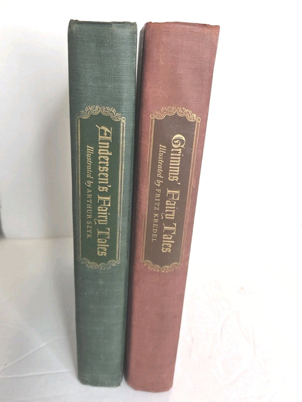 Grimm & Andersen Fairy Tales Illustrated Szyk Kredel Grosset Dunlap Vintage Set