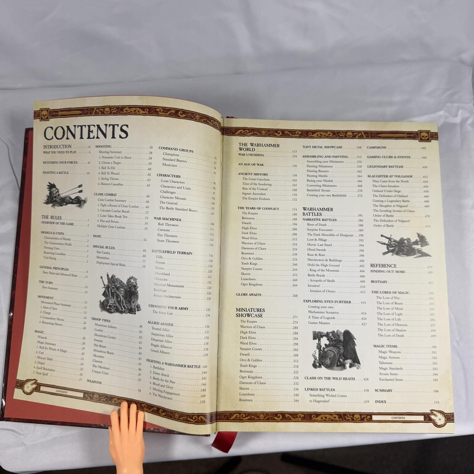 Warhammer Fantasy Battles 8th Edition Hardcover Rulebook Games Workshop 2010