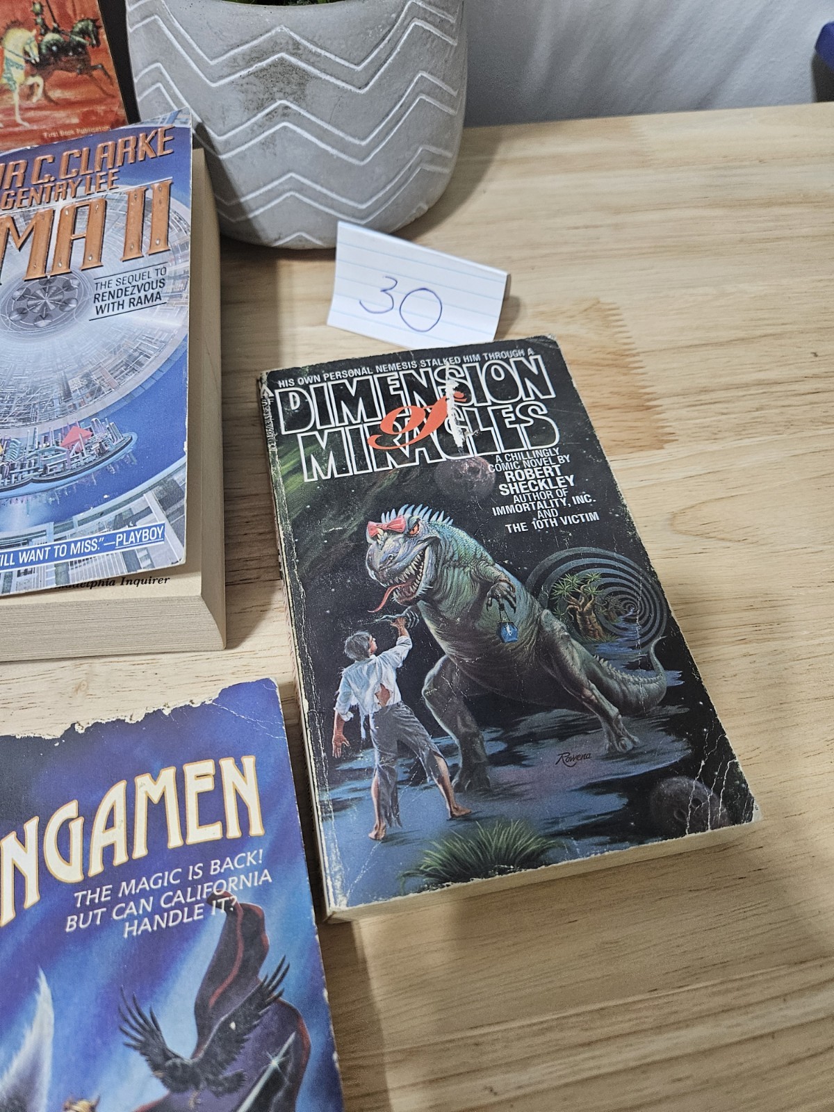 Lot Of 10 Sci Fi Paperback Books TITLES SEEN