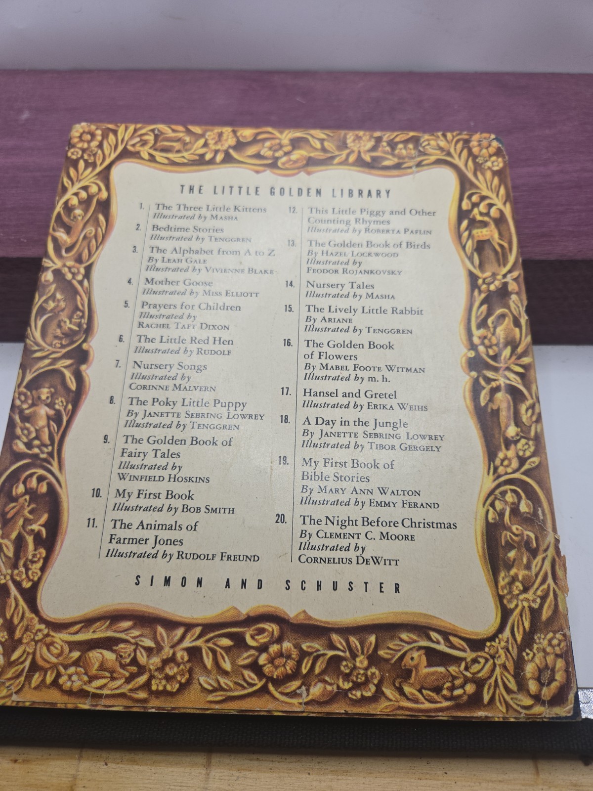 This Little Piggy and Other Counting Rhymes #12 Little Golden Book Early Printin