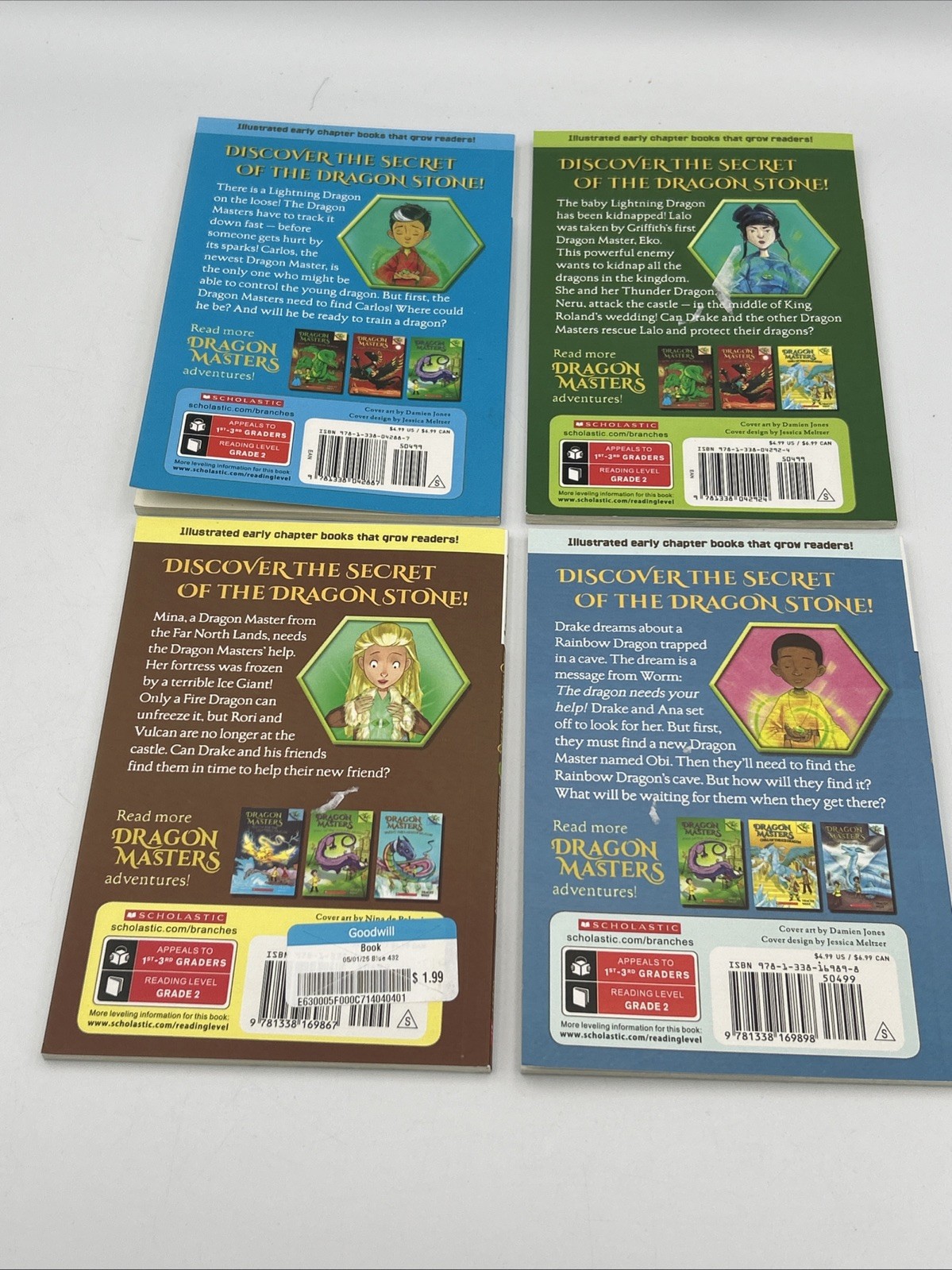 Dragon Masters Book Lot 13 PB Books Tracey West 2, 4-13, 16, 20 EUC Smoke Free