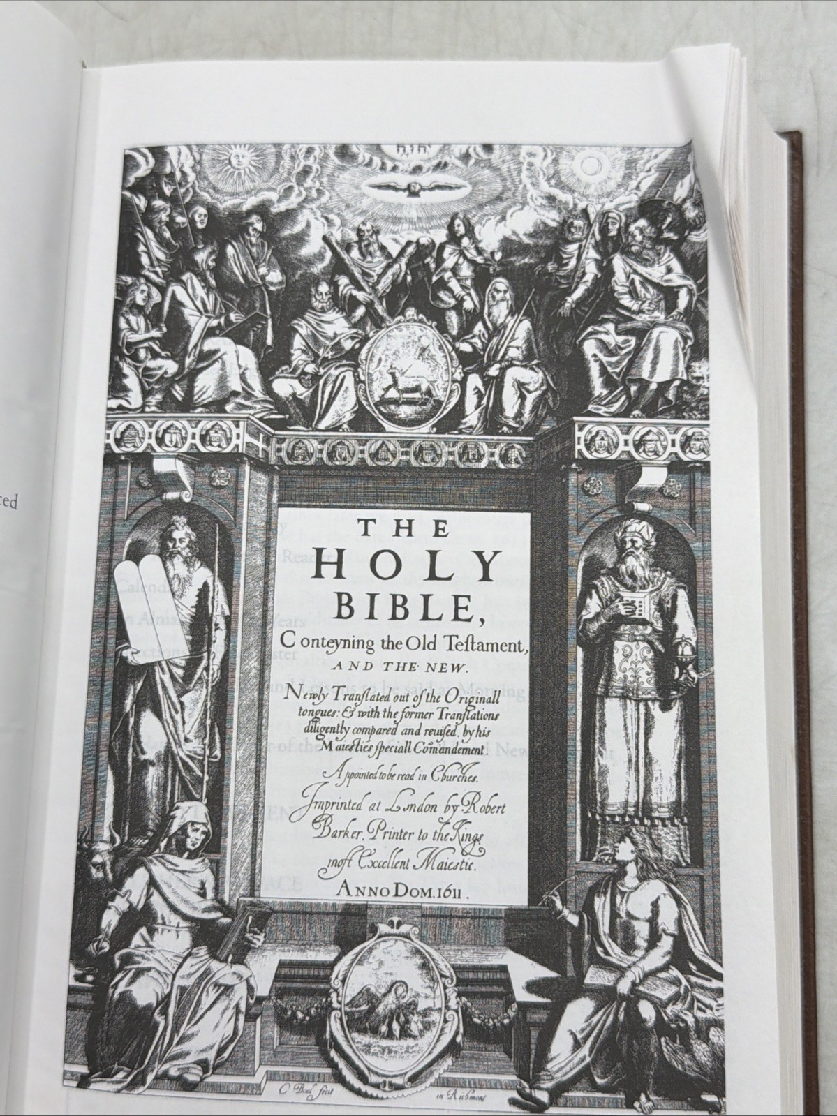 The Holy Bible: King James Version 1611 Edition HC Hendrickson 2018