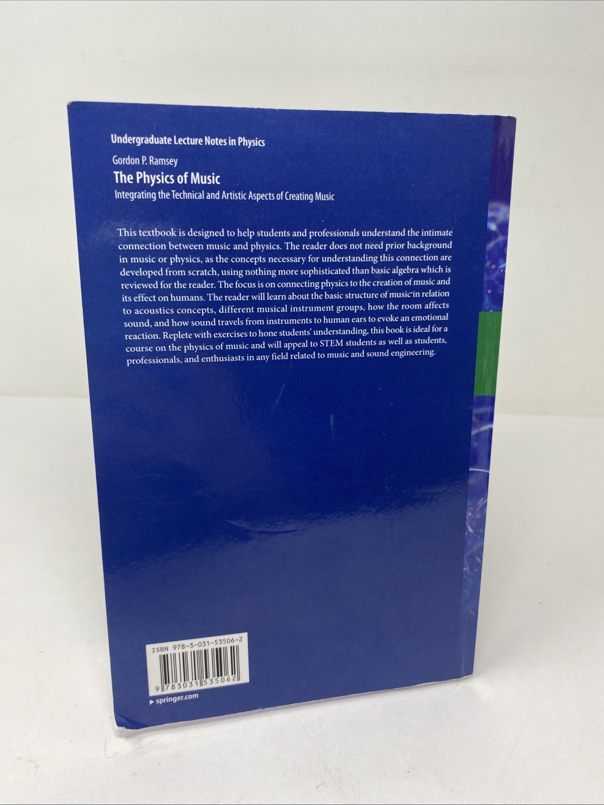 Physics of Music Integrating Technical Artistic Aspects Creating Music Springer