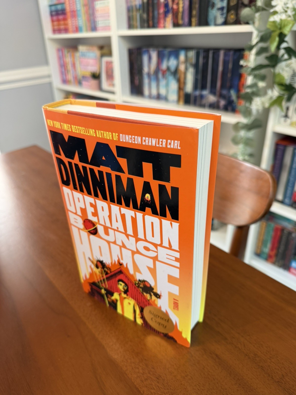 Matt Dinniman SIGNED BOOK Operation Bounce House 1st Edition 1st Print Hardcover