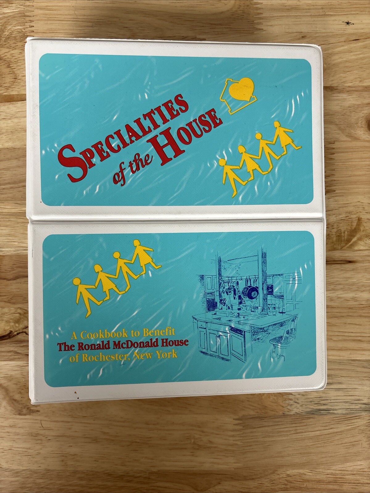 Ronald McDonald House Commemorative Cookbook, Rochester New York 1995, 282 pages