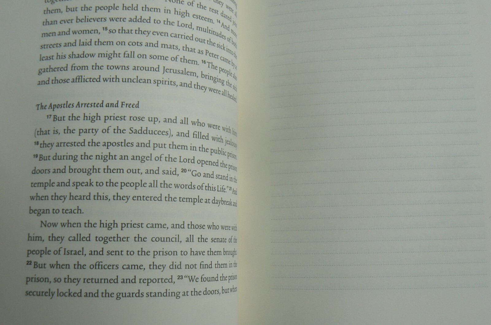 ESV English Standard Version ACTS Scripture Journal,Gift Quality,Truth for Life