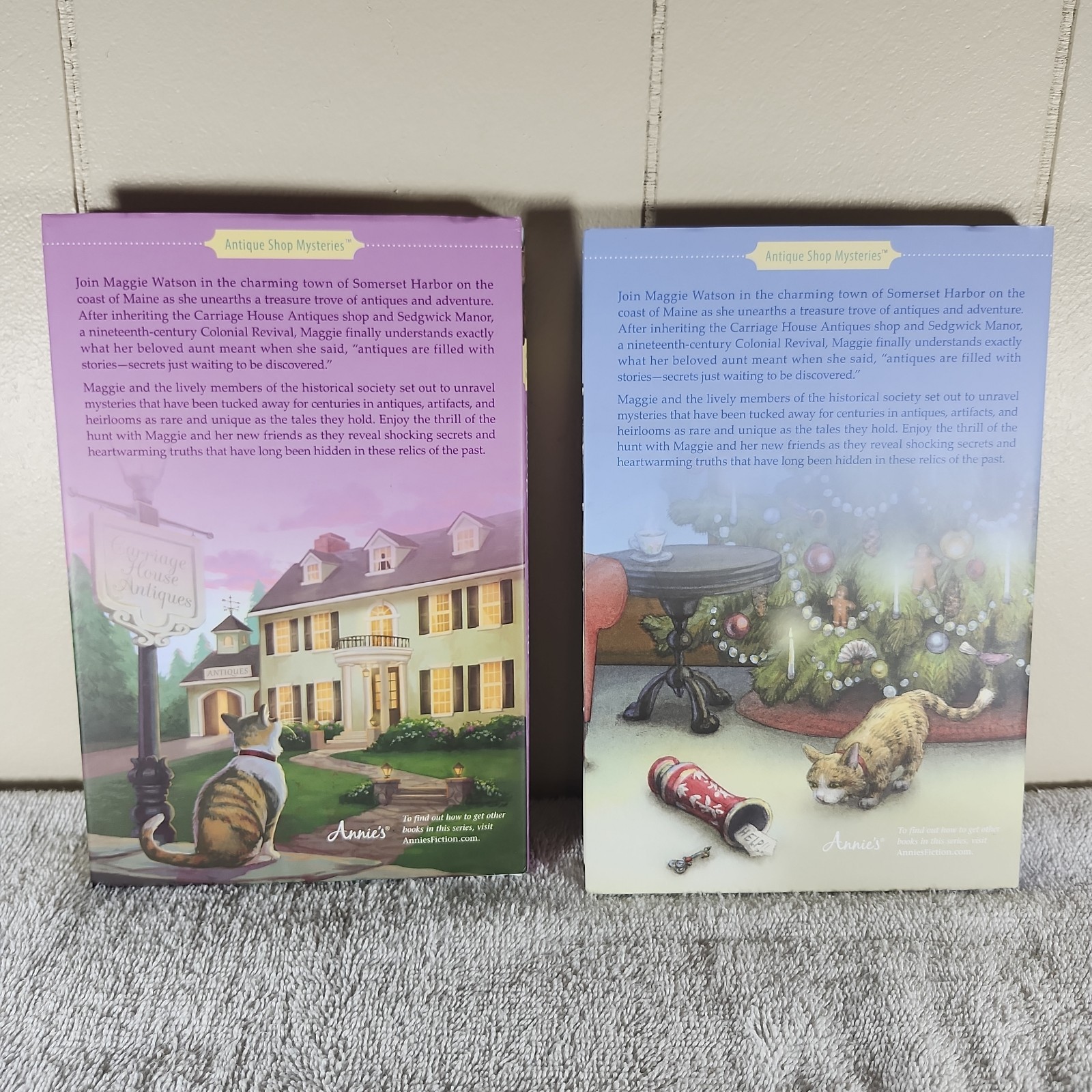 Annie’s Antique Shop Mysteries – Lot Of 6 Hardcover Books – Great Condition