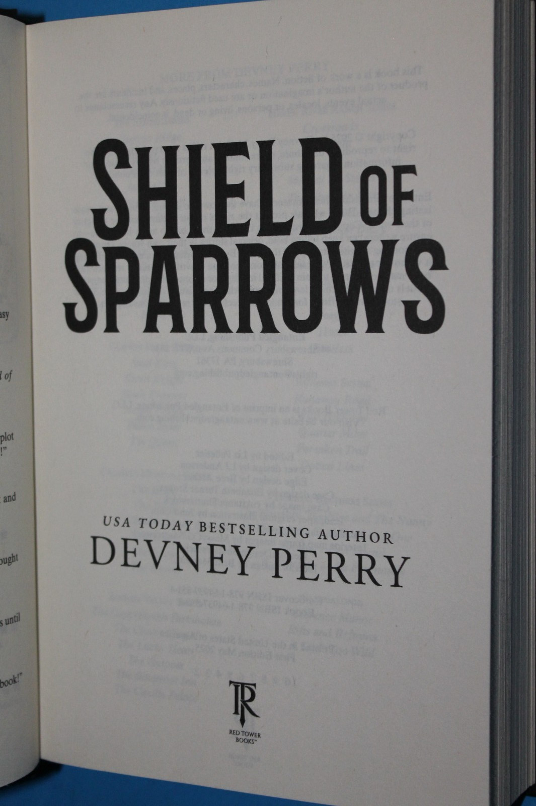 2 Books by Devney Perry RITES OF THE STARLING (1st/1st) & SHIELD OF SPARROWS