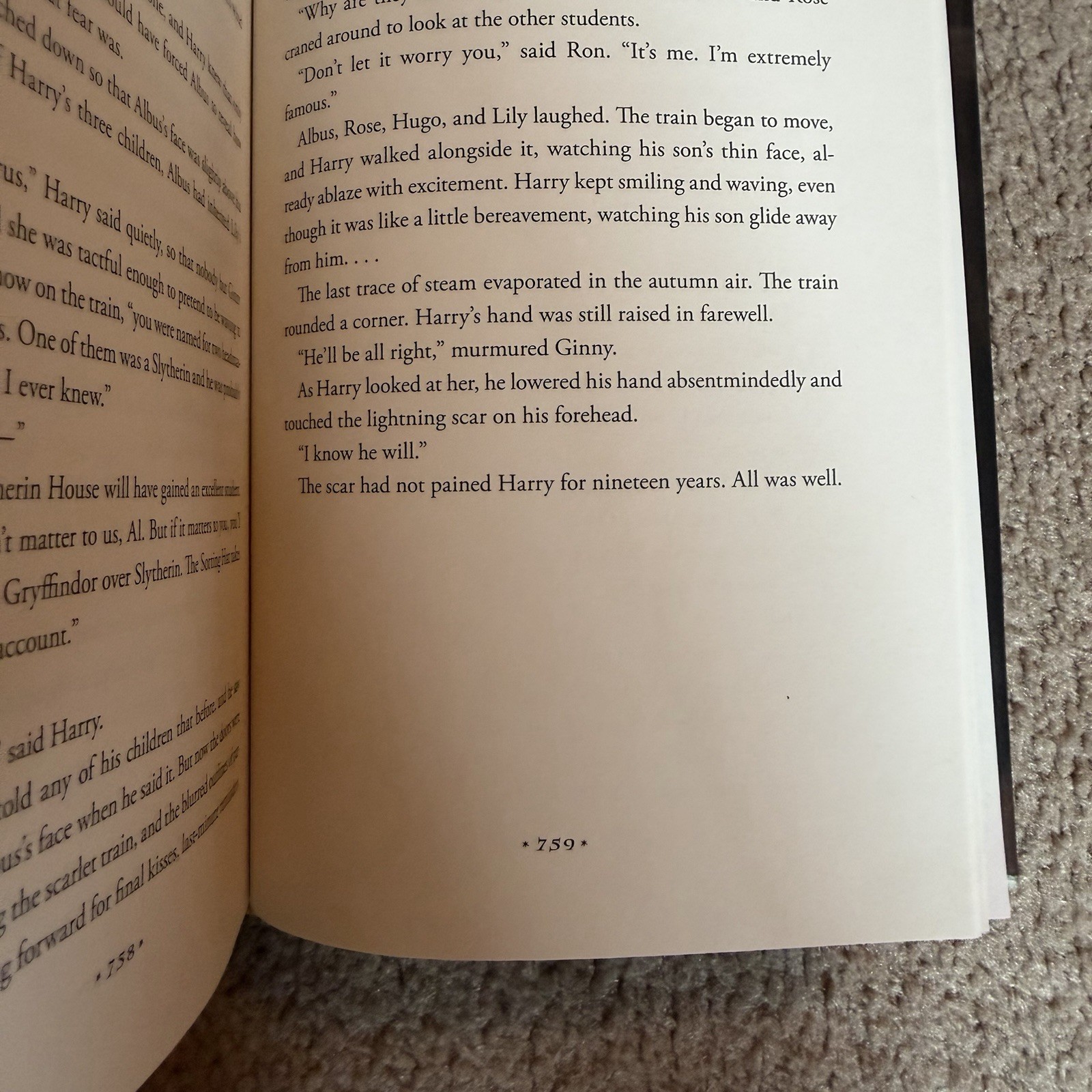 1st Edition 1st Print HC Harry Potter & The Deathly Hallows 759 pages Error Rare
