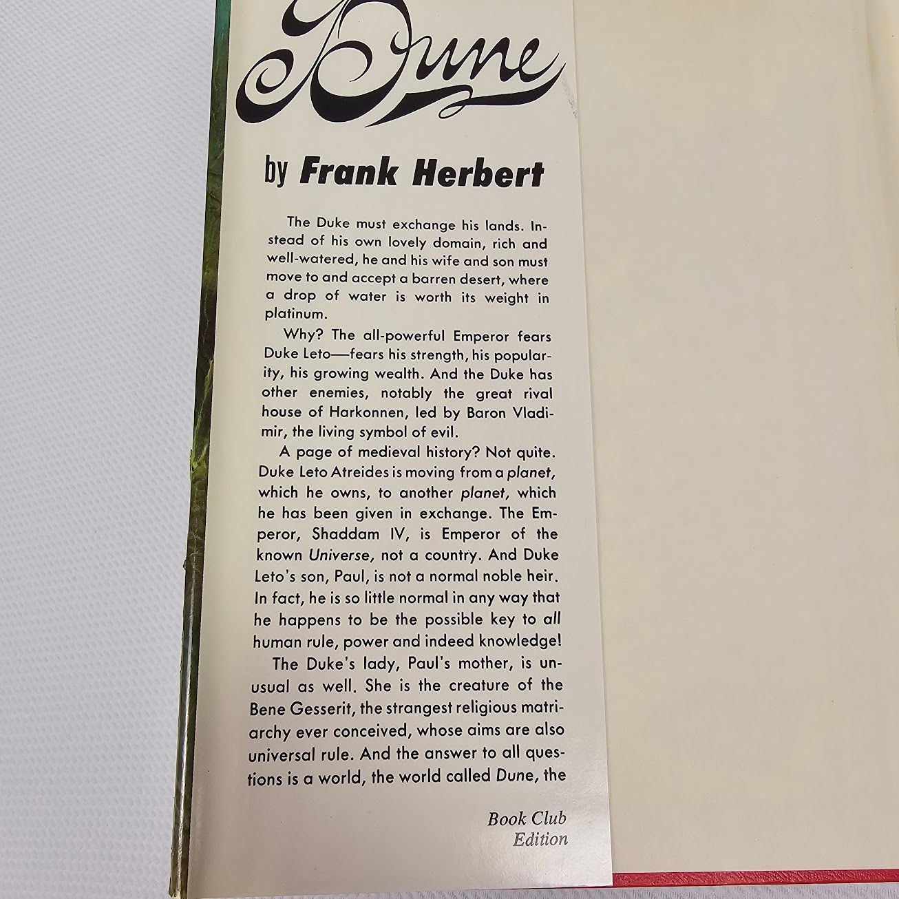 Dune Series Hardcover Lot Frank Herbert Vintage Book Club & 1st Ed 5-Book Set
