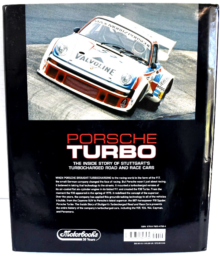 Porsche Turbo Book by Randy Leffingwell 930, 935, 924, 944, 968, 911 *BRAND NEW*