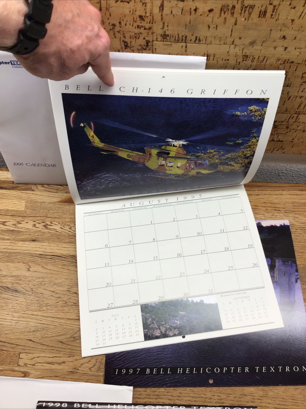 BELL HELICOPTER – Appointment Calendar – 1995 + 1997 1998 – Lot Of 3 – MM6.117