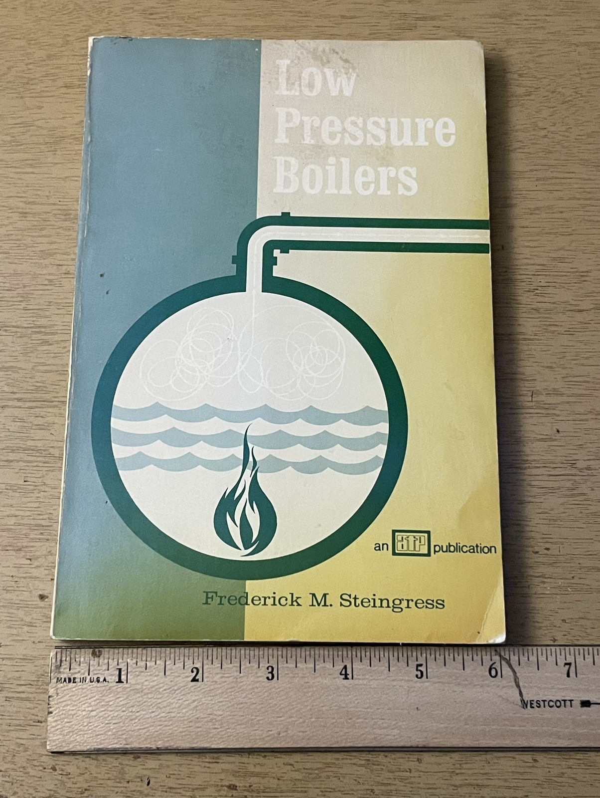 Vtg 1970 Low Pressure Boilers Frederick Stringless Paperback Book ATP 170 Pages