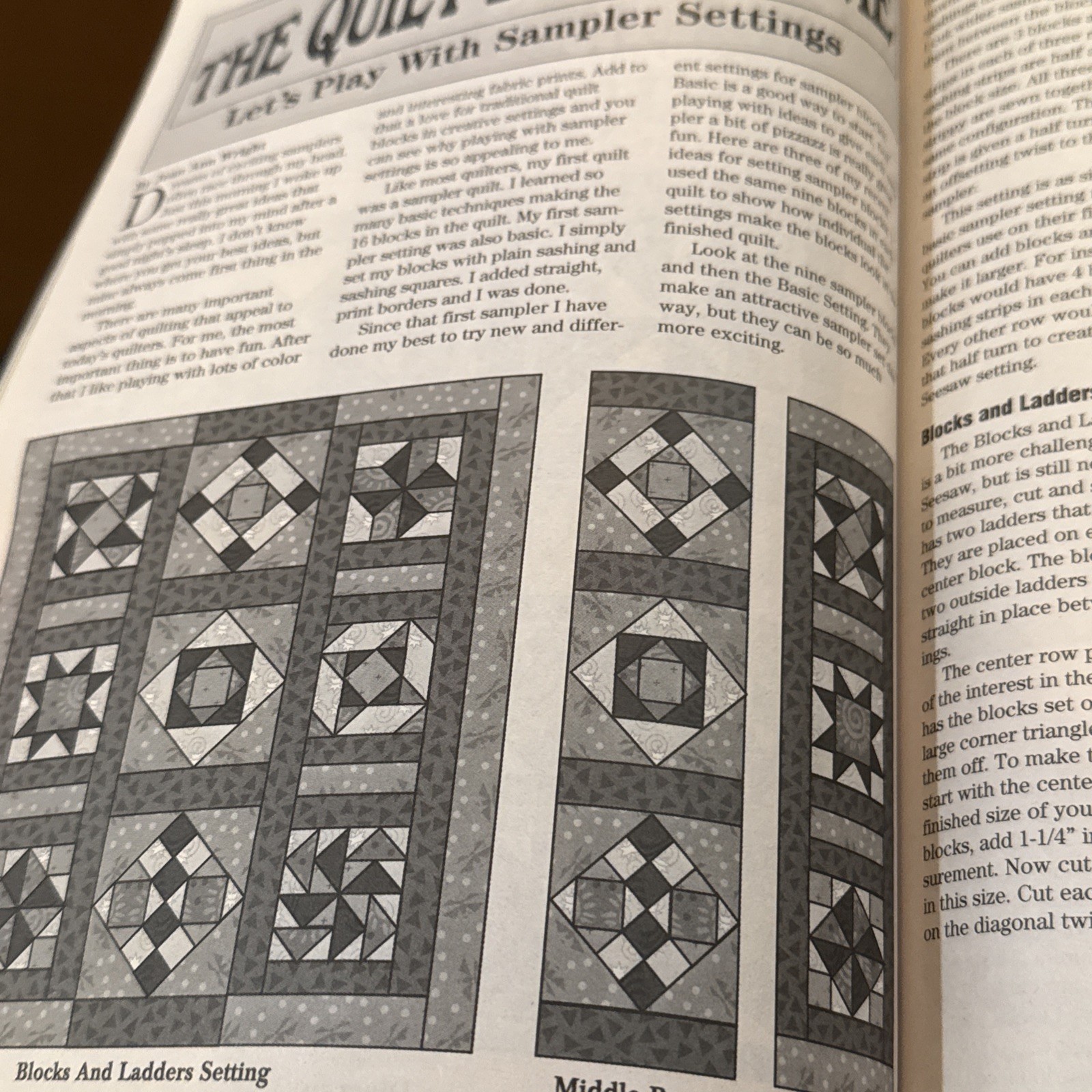 Sampler Quilts Magazine 75 Vintage Blocks Paper Piecing Applique Quilt