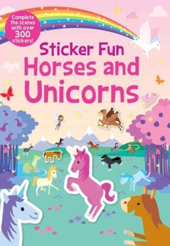 Sticker Fun Horses and Unicorns – Paperback – GOOD