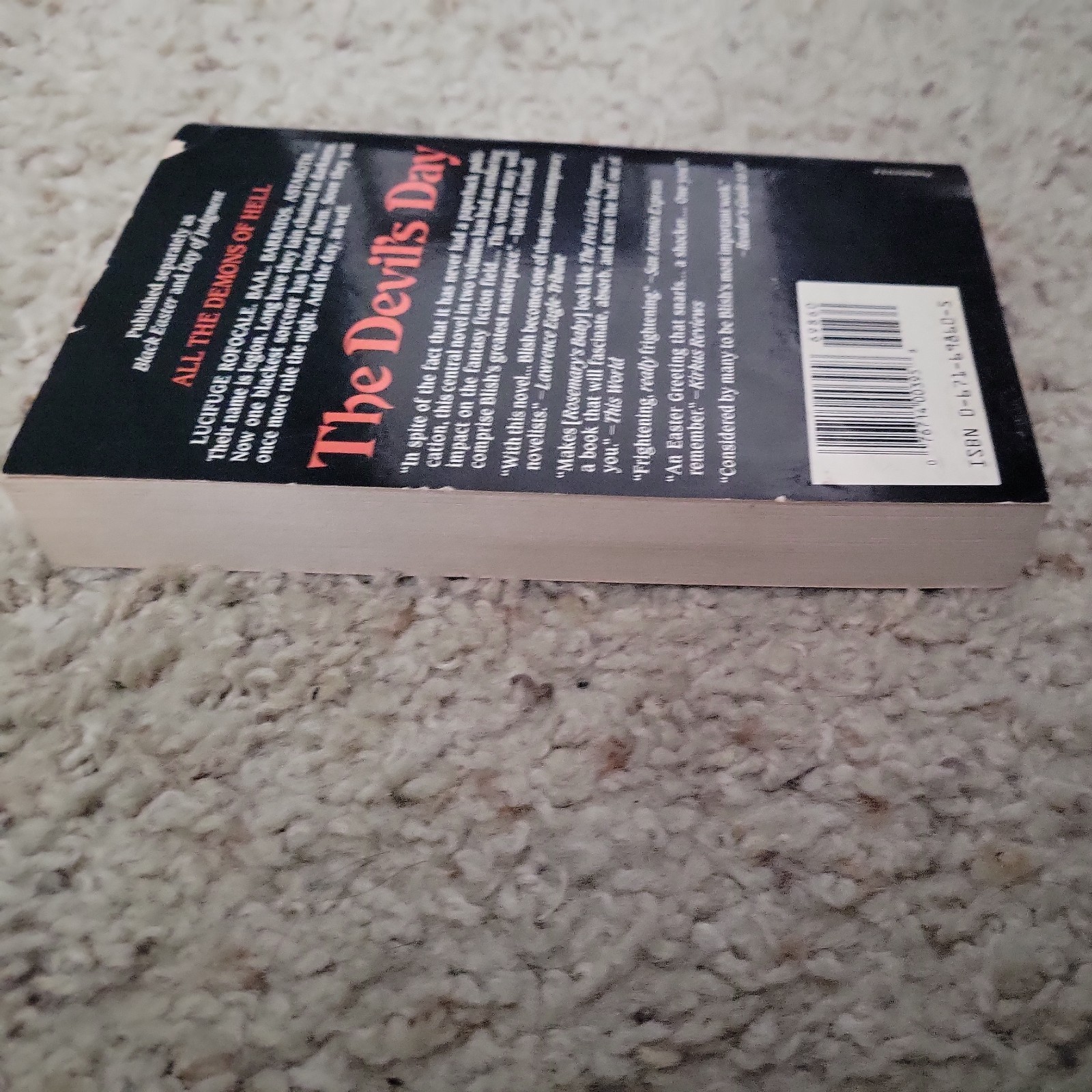 The Devil’s Day – James Blish – 1990 Baen PB -Black Easter & Day After Judgement
