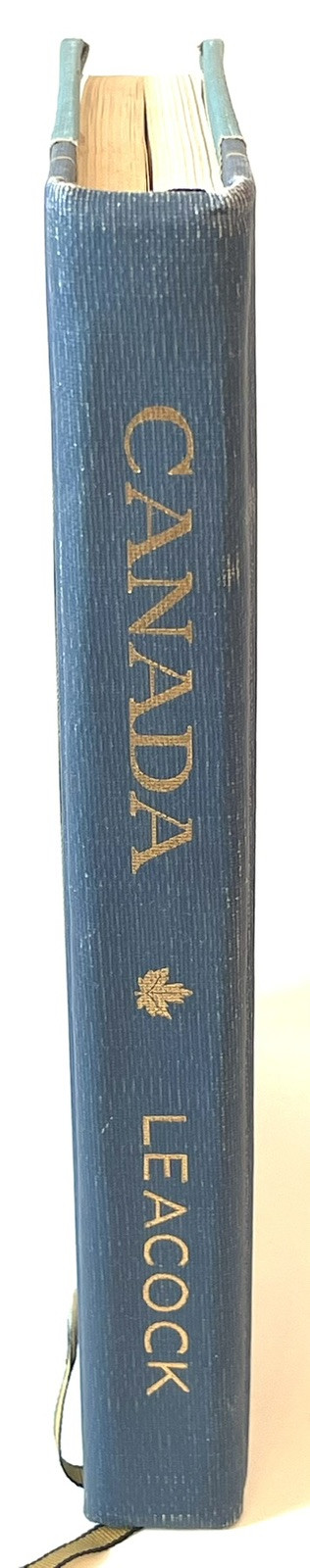 1941 1st Edition “Canada The Foundations of Its Future” Hardback Stephen Leacock