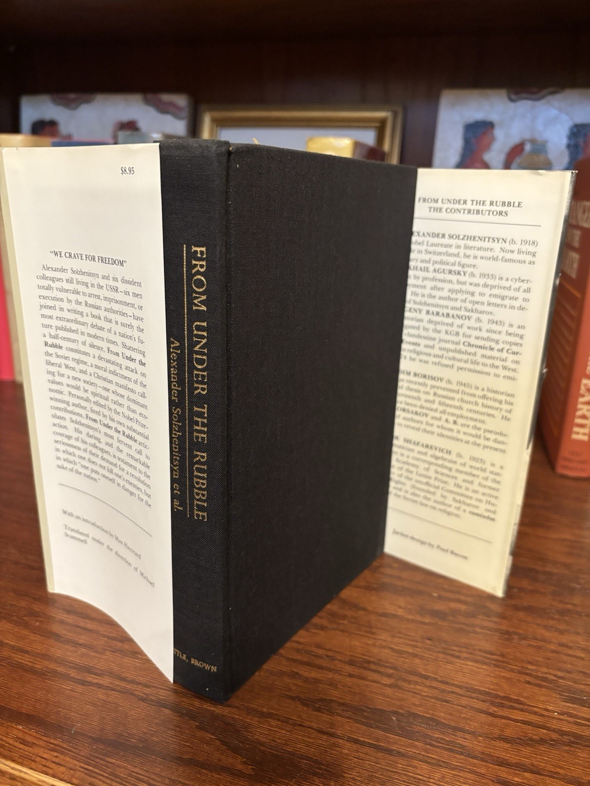 From Under the Rubble. Alexander Solzhenitsyn. 1st HC Ptg. LB 1975. (Fine in VG+