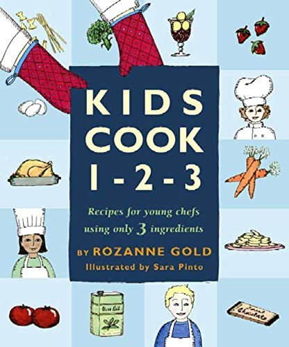 Kids Cook 1-2-3 by Gold, Rozanne Hardback Book The Fast Free Shipping