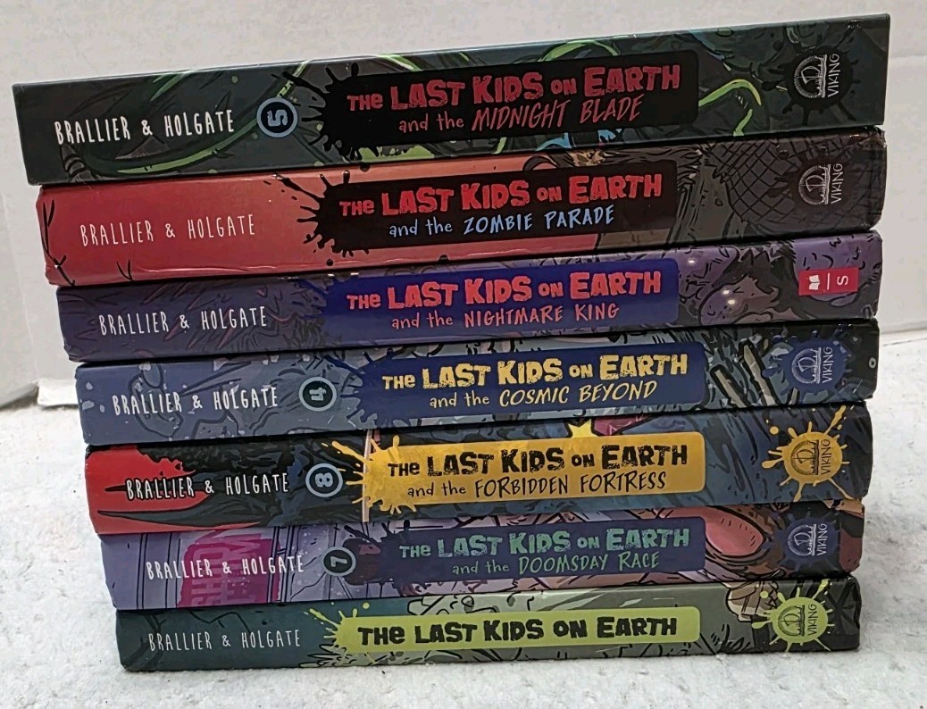 The Last Kids on Earth Book Hardcover LOT SET Of 7 Max Brallier Netflix Series