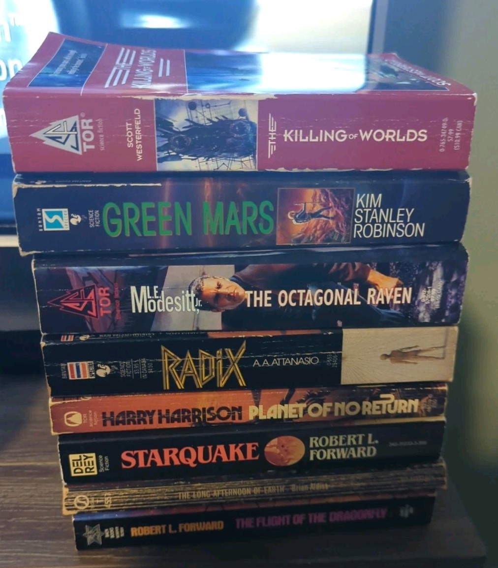 Vintage Science Fiction 8 book lot. Space Opera paperbacks