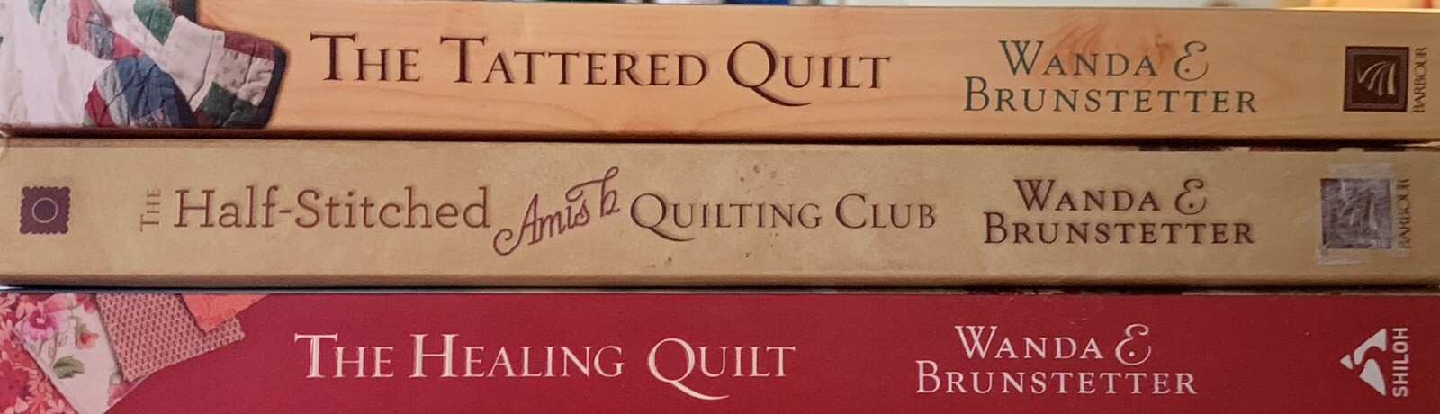 complete 1/2 Half Stitched AMISH Quilting Club (3 sc) Wanda E. BRUNSTETTER