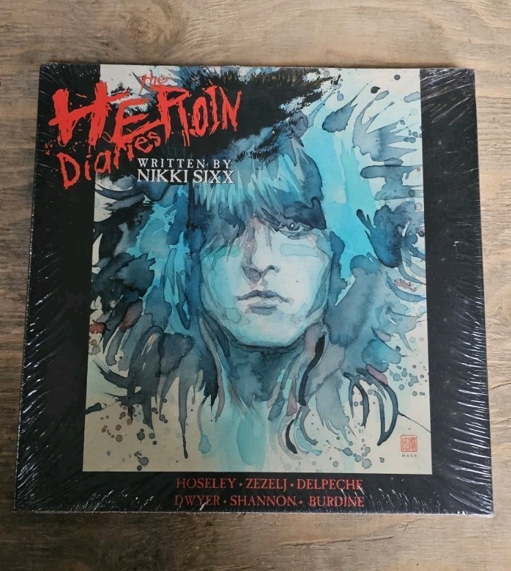 The Heroin Diaries Graphic Novel By Nikki Sixx – Hoseley – Brand New- Hardcover