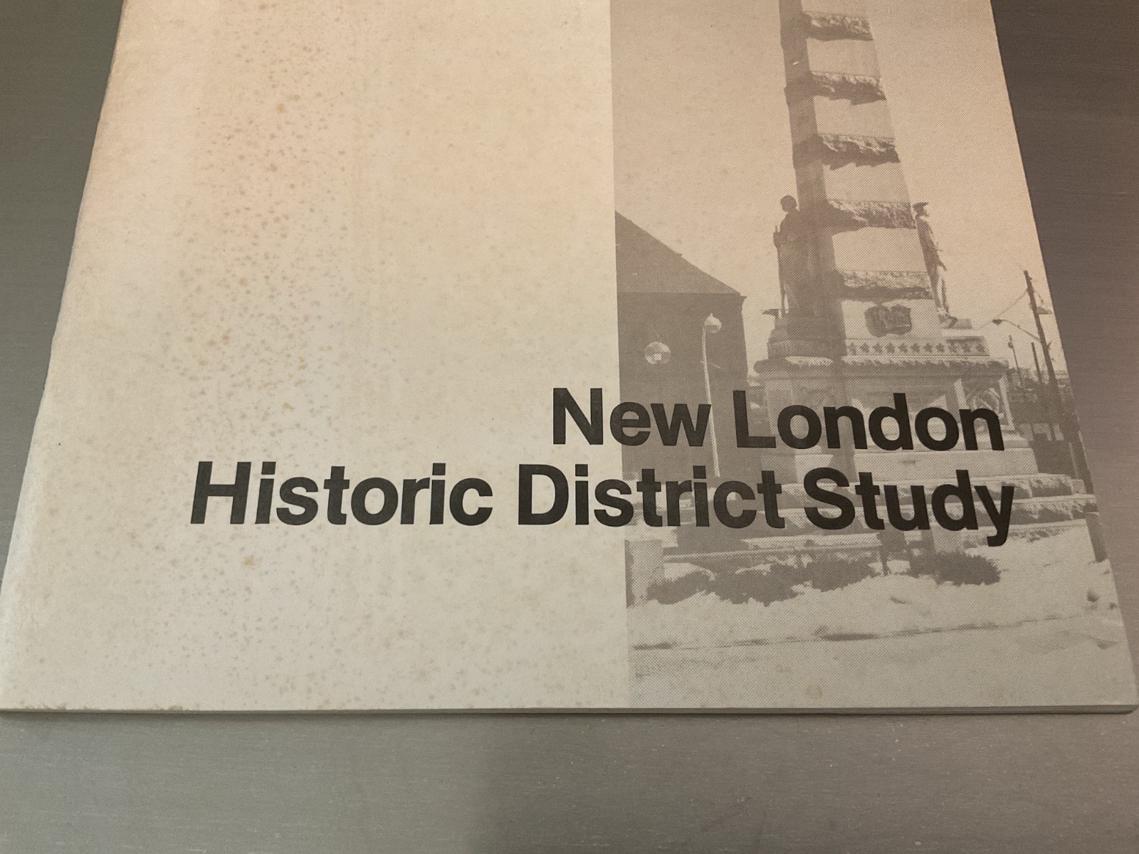 New London Connecticut Historic District Study 1978 Magazine