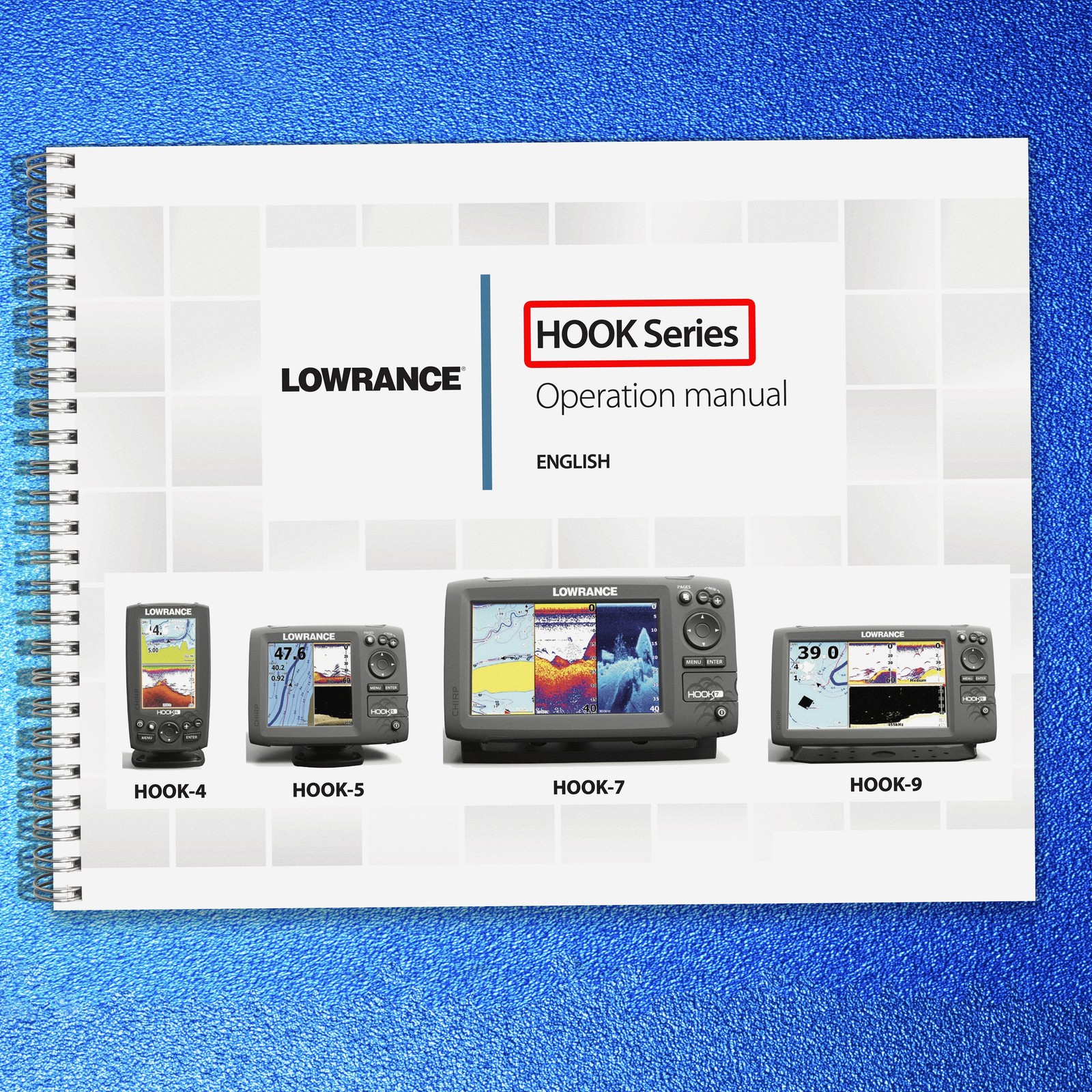 LOWRANCE HOOK-4 HOOK-5 HOOK-7 HOOK-9 Sonar User Manual Operation Instructions