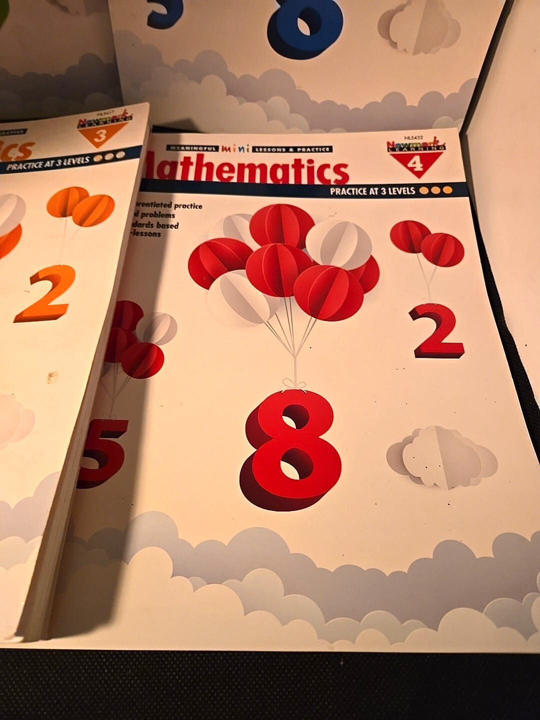 Lot of 4 Math Meaningful Mini-Lessons/Practice At 1-6 Levels as NEW