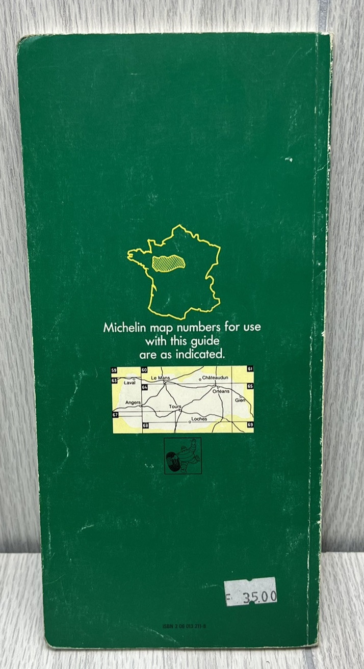 Michelin Chateaux of the Loire Travel Guide 1st Edition 1980