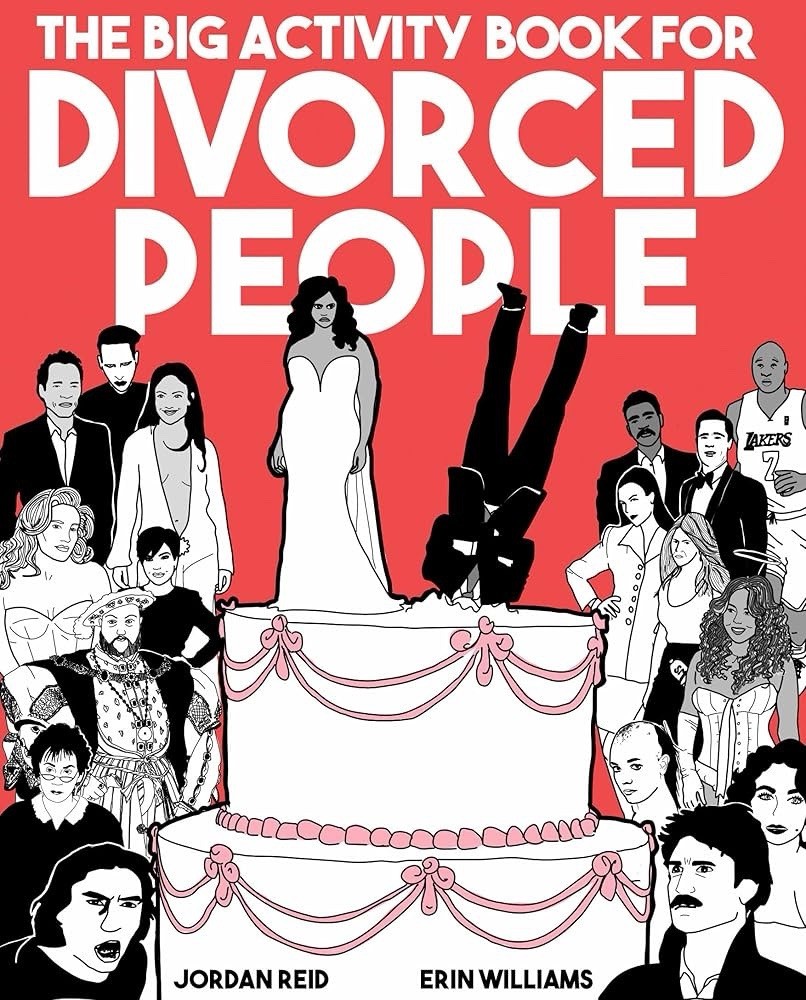 Big Activity Book for Divorced People by Erin Williams and Jordan Reid 🆕