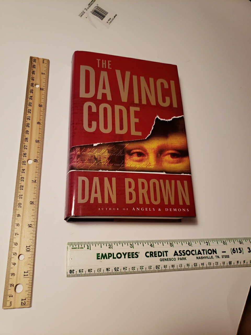 The Da Vinci Code 1st EDITION book w/ Skitoma & Lyon Print Error-Dan Brown 2003