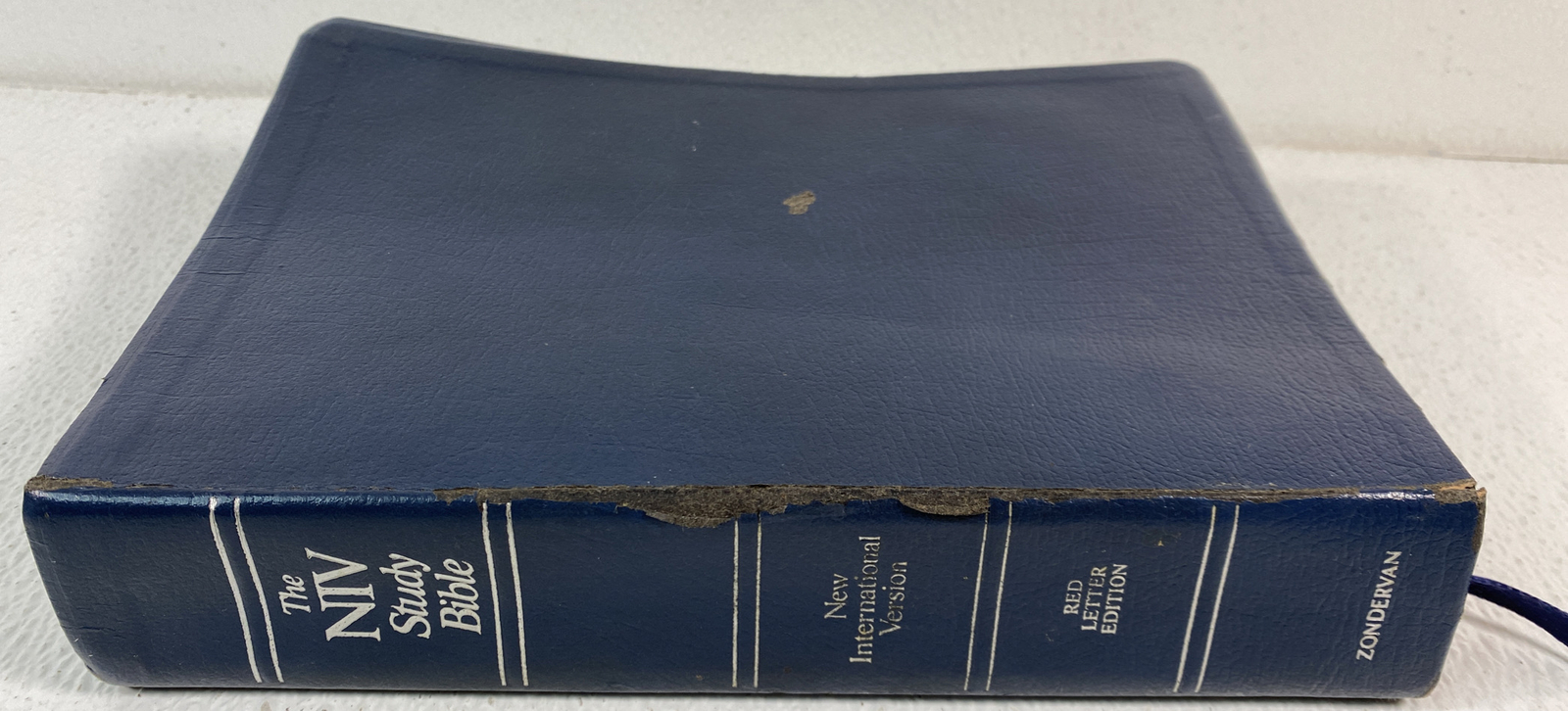 The NIV Study Bible – Bonded Leather – 11th Printing 1989 Red Letter