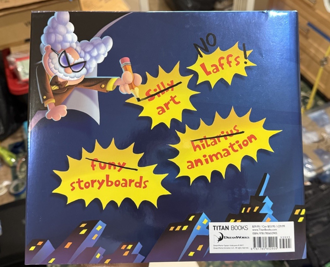 Titan Books The Art of Captain Underpants: The First Epic Movie HC 2017 Illus