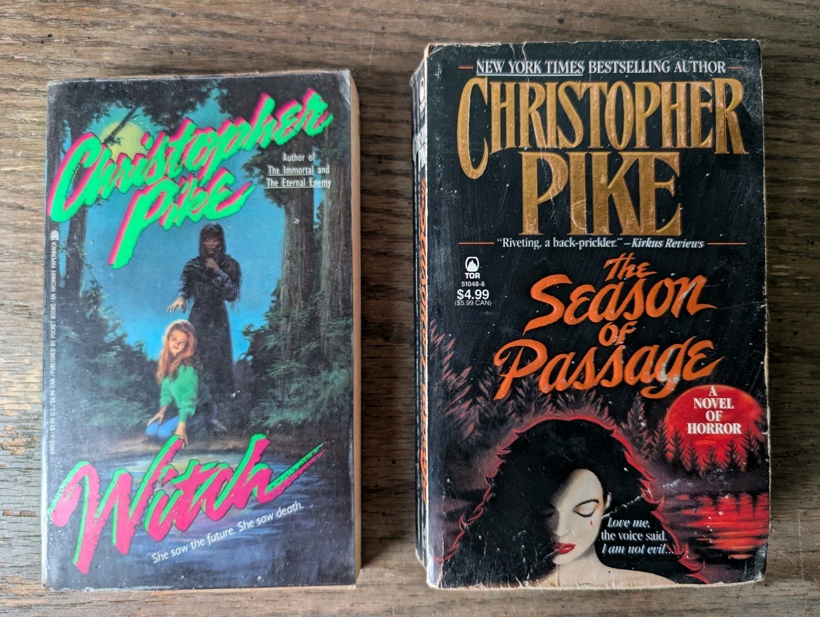 Lot 16 Christopher Pike YA Horror Book Archway Tor Paperbacks VTG 80s 90s
