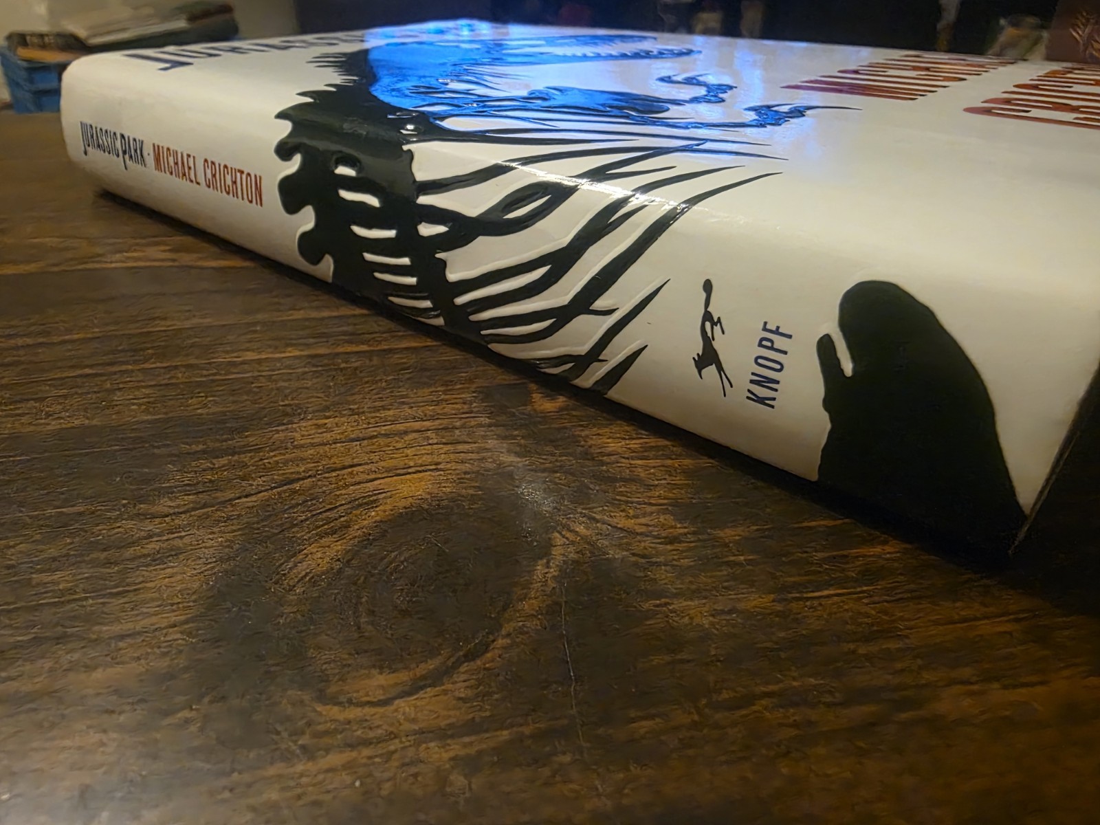 Jurassic Park by Michael Crichton HCDJ 1990 First Edition First Print