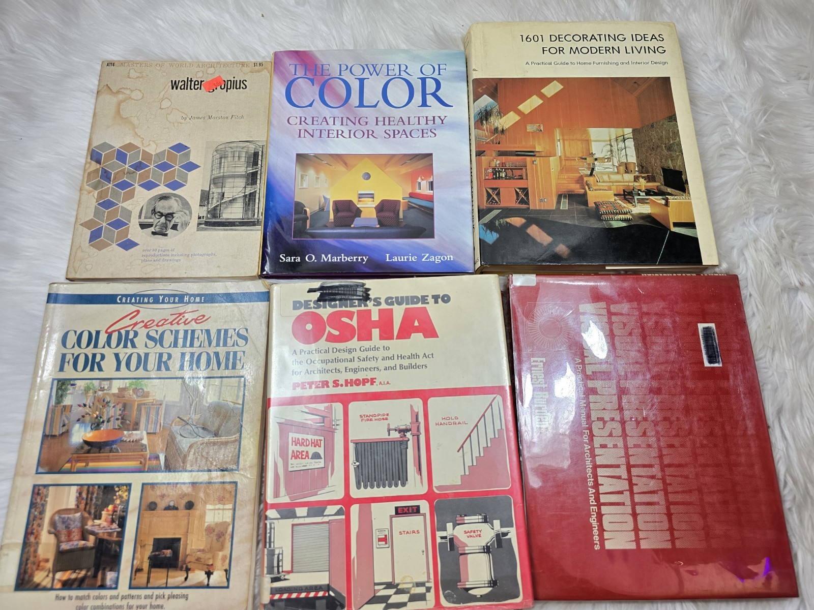 6 Vintage Art Design Home Architecture Modern Living Books How To Bundle Lot B8