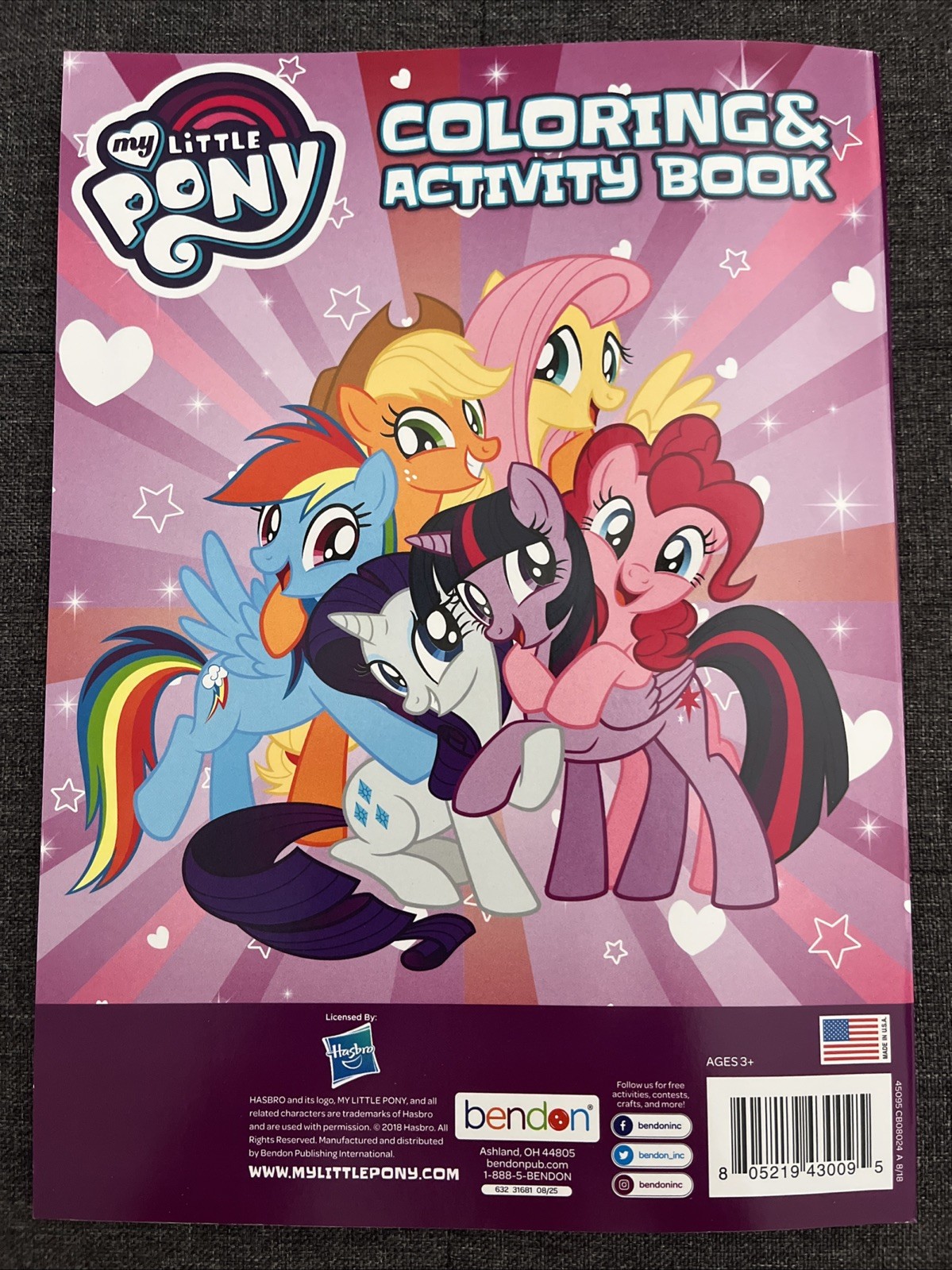 My Little Pony Jumbo Coloring & Activity Book Puzzles Games & Coloring Pages