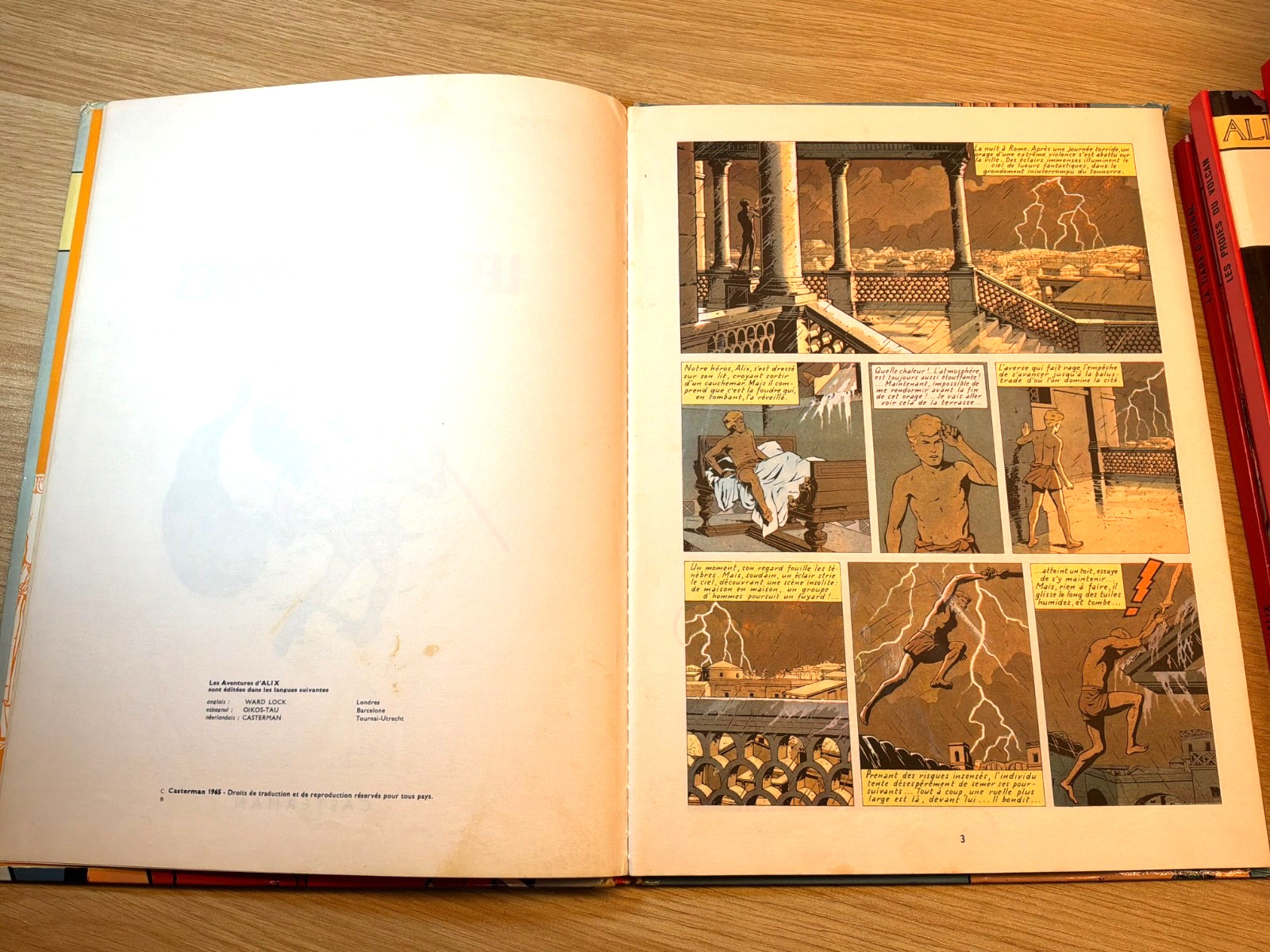 Les Aventures d’Alix bande dessinée 9-Volume Lot French Hardcover Vintage